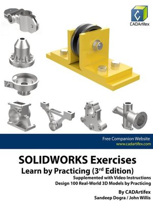 cover image of SOLIDWORKS Exercises--Learn by Practicing ()